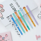 4/8pcs Colors Erasable Gel Pens with Erase Ink Cute Animal Pen Colours 0.5mm/0.7mm Tip Fine Ballpoint Pen for School Office Gift