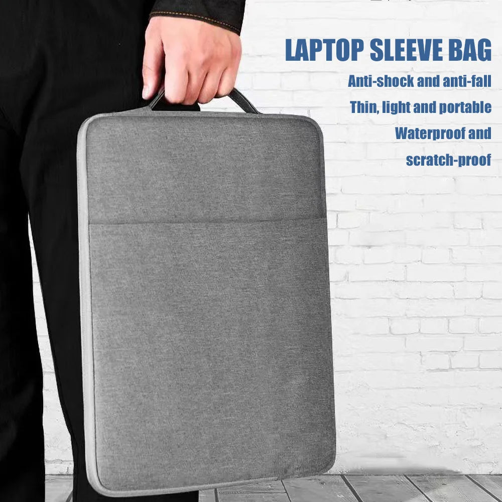 Waterproof Laptop Bag Sleeve Tablet Cover For MacBook Air Pro Xiaomi Dell Acer Notebook Computer Case 11 12 13 14 15 15.6 Inch