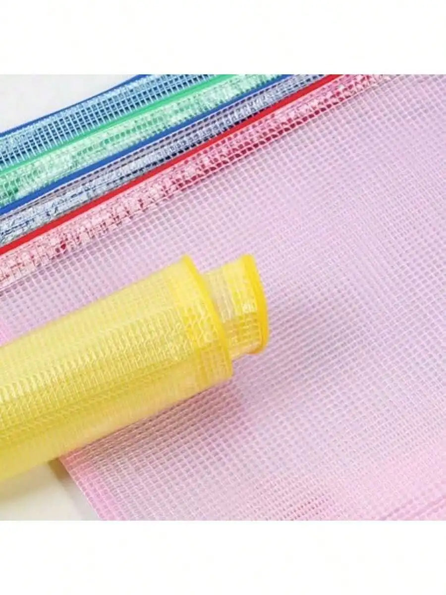 Large Capacity Waterproof A4 File Bag Zipper Document Storage Bag for Desktop Game School Textbook Suitable Office Supplies