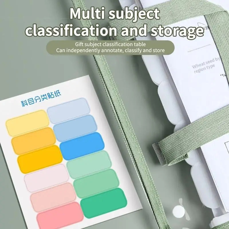 A4 Portable Accordion File Organizer, 13 Pocket Expanding Document Folder for Business School Office Student Supplies