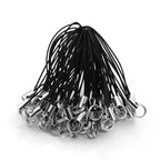 50pcs/lot Hand Wrist Lanyard String Short Grip Lanyard Mobile Phone Strap for USB Flash Drive Keychain ID Badge Holder DIY
