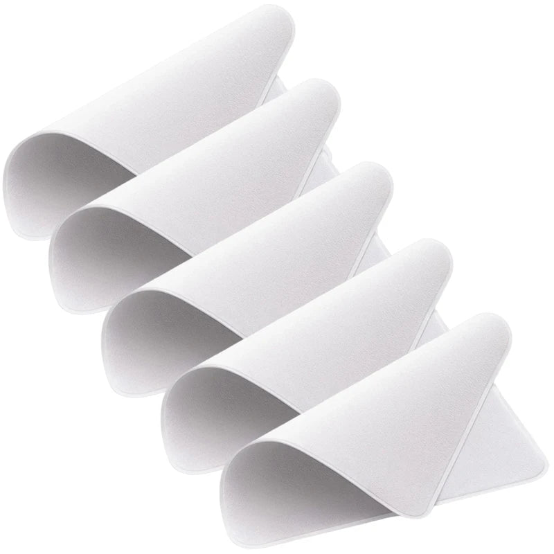 1-5pcs Universal Polishing Cloths with Box for Apple Phone IPad Screen Camera Lens Wipe Cloth Eyeglass Cleaning Microfiber Cloth