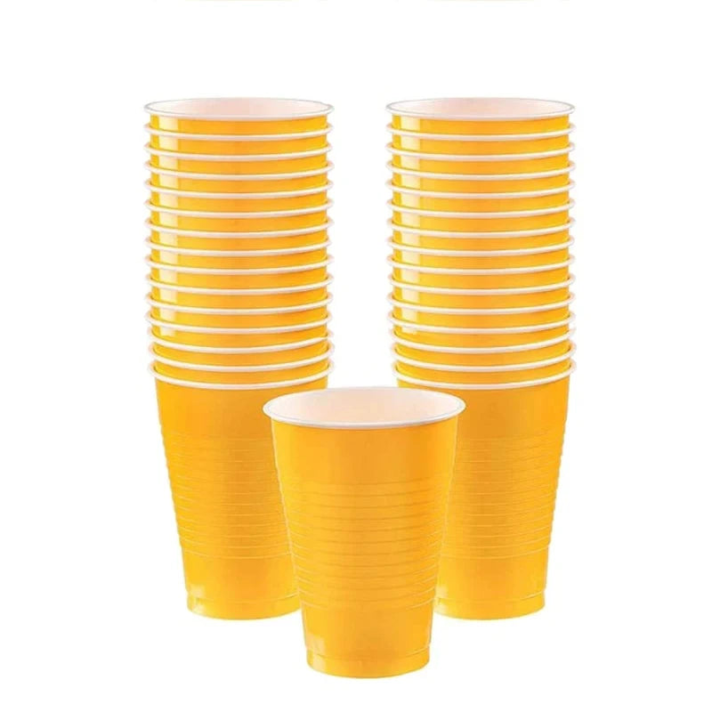 Disposable Tableware Party Supplies Disposable Plastic Cups For Wedding Celebration Holiday Kids Birthday Party Baby Shower