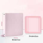 A5 3 Ring Binder Kpop Photocards Holder Photo Album Pocket Sleeves Clear Photo Card Collect Book Loose-leaf Binder Sheet Inserts
