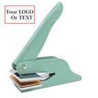 Embosser Stamp Customized Private Logo Customization Library Book Invitation Wedding Embossing Stamp Company Paper Leather Seals