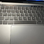 (Us American Style) Frosted Transparent White Mbp Keyboard Sticker Compatible with 13- 16inch MacBook Air/Pro Key Sticker Translucent Film to Prevent Keyboard Oiling