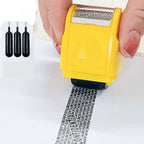 Leakproof Identity Theft Protection Roller Stamp Roller Stamp Portable Manual Roller Stamp Hide ID Garbled Chapter