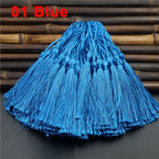 100pcs/lot 13cm Tassel Silk Fringe Silky Floss Bookmark Tassels Mini Tassels For DIY Craft Jewelry Making Souvenir Bookmarks