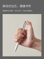 KACO Gel Pens Press Signature Pen Stationery Metal Pen Clip 0.5mm Black Ink Quicking Drying Large Capacity 800M Smooth Writing