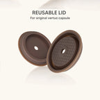 Food Grade Silicone Reusable LId/ Cover for Veruto Coffee Capsule for Vertuoline Machine Fit for 40ml, 150ml.  230ml Original