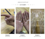 Latex Gloves Ultra-thin Transparent Rubber Finger Gloves Adult Unisex Sexy Lingerie Accessories High Elasticity Tight Fitting