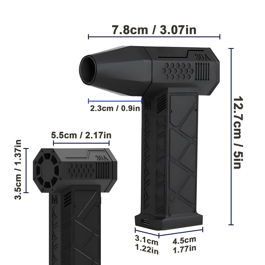 Electric Wireless Air Duster Mini Compressed Air Blower Gun Type-C Air Duster For Computer Keyboard PC Clean Gadget Blower