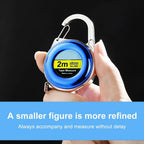 Retractable Keychain Tape Measur Portable Mini Centimeter Inch Retractable Ruler Roulette 2 Meter Measure Tape Gift