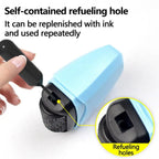 2XIdentity Theft Protection Roller Stamps Reusable Ink Address Eraser Roller For Privacy Protection Lightweight Portable Privacy