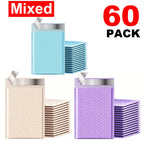 Self Adhesive Mailing Envelopes Bubble Padded Mailers 4 X 6 Inch Small Shipping Bags Waterproof Padded Envelopes for Packaging