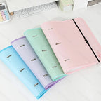 1pc Multi-Function 3 Hole Loose Leaf Folder, Binder Design Storage Book, Large Capacity Document Booklet