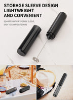 Kitchen Powerful Stirrer Milk Frother Handheld Foam Maker for Lattes Whisk Drink Mixer Coffee Electric Rechargable Egg Beater