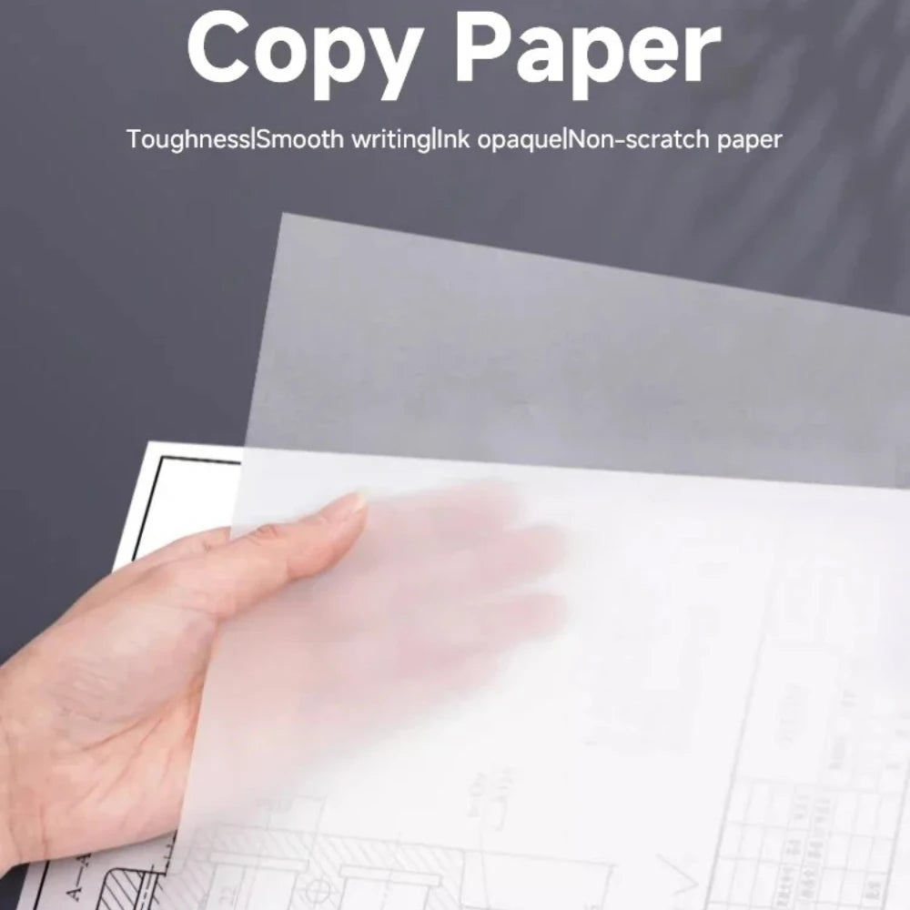 Translucent Tracing Paper 16K/A4/A5 Premium Trace Copy Paper for Drawing, Calligraphy, Sketching Painting Craft & Art Supplies