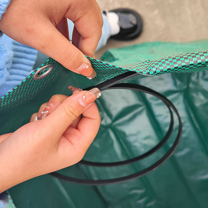 500L Garden Waste Bag Reusable Leaf Bag Yard Waste Bag Lawn Yard Bag for Loading Garden Leaves Trash storage bag