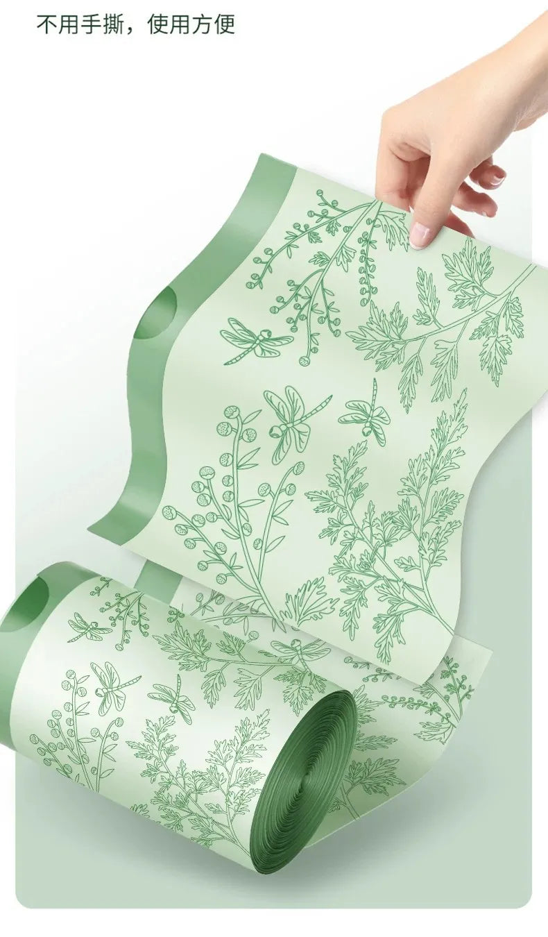 35pcs Trash Bag 4Gallon/15L for Bathroom 47*50cm