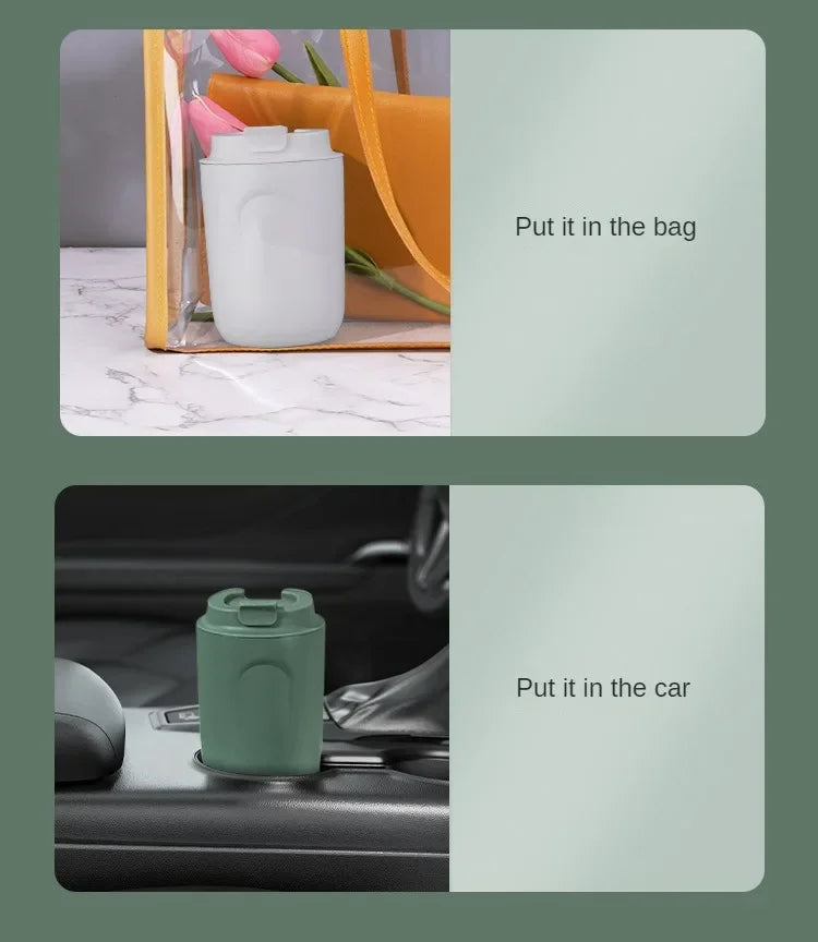 Mini Thermos Bottle Coffee Mug Stainless Steel Cup Thermal Leakproof Vacuum Flask Double Wall Tumbler Insulated Travle Drinkware