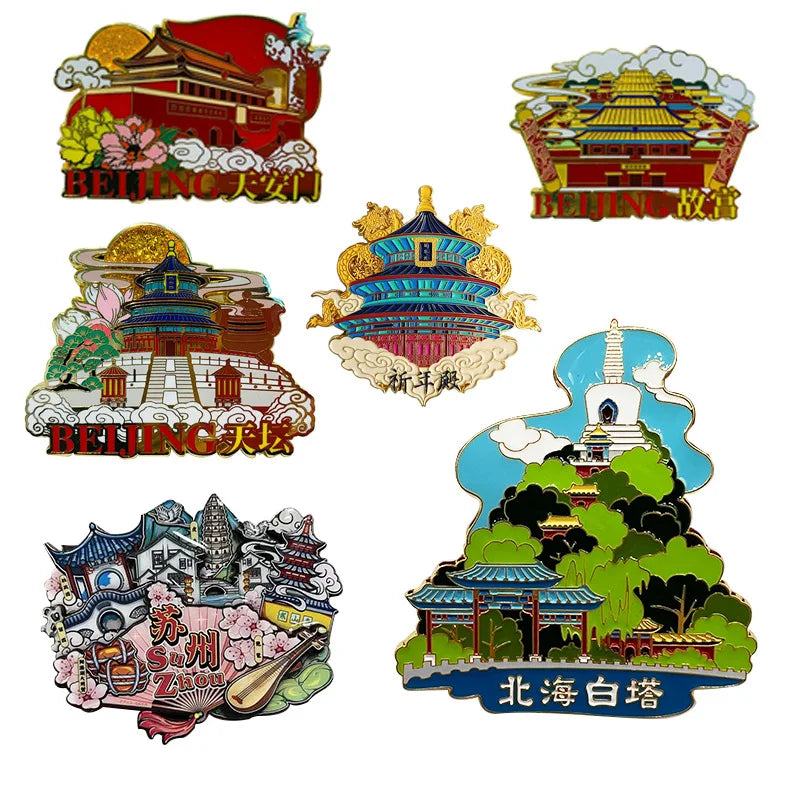 Badge Customized Brooch Clothes Pin Gift Souvenir Custom Key Ring Soft/Hard Enamel Metal Logo Magnetic Badge Coin DIY Lapel Pins