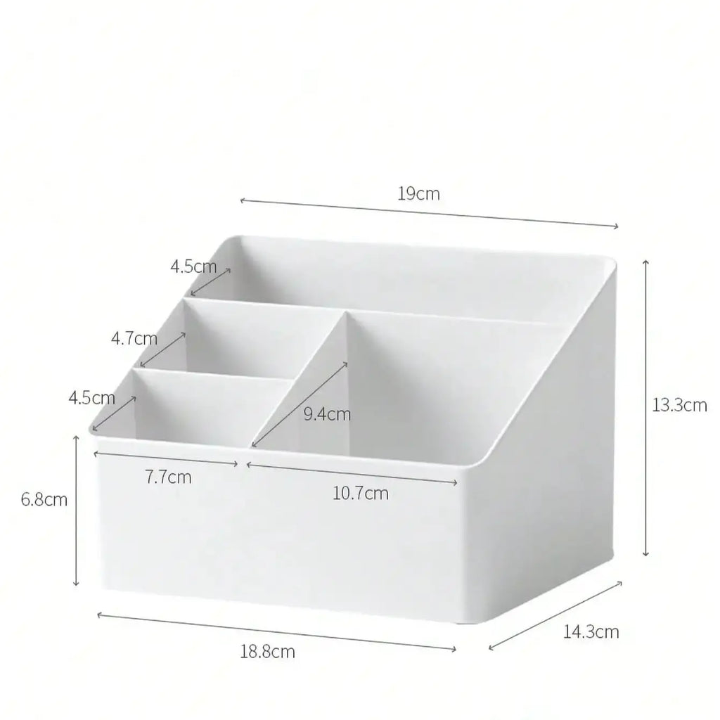 Dormitory living room desktop storage box plastic office cosmetics finishing box remote multi-function finishing storage box bat