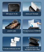Desktop P4 10 Sheets Paper Shredder Household Small Office Automatic Cross Cut CD Paper Shredding Machine