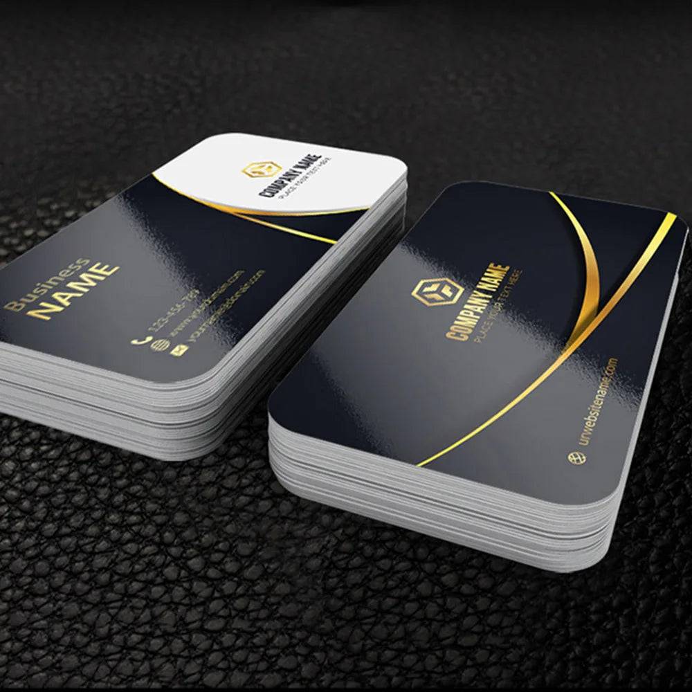 Custom PVC Business Cards Personalized Matte Plastic Cards Double-Sided Printing Durable & Waterproof Professional Branding