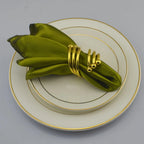 100pcs Satin Napkins For Wedding Party Decor Square 30cm Table Dinner Napkin Restaurant Supplies Christmas Birthday Tea Towels