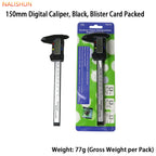 0-100mm/0-150mm Carbon Fiber Digital Caliper 0.01mm High Precision, Electronic Vernier Measuring Large LCD Screen Inch/mm