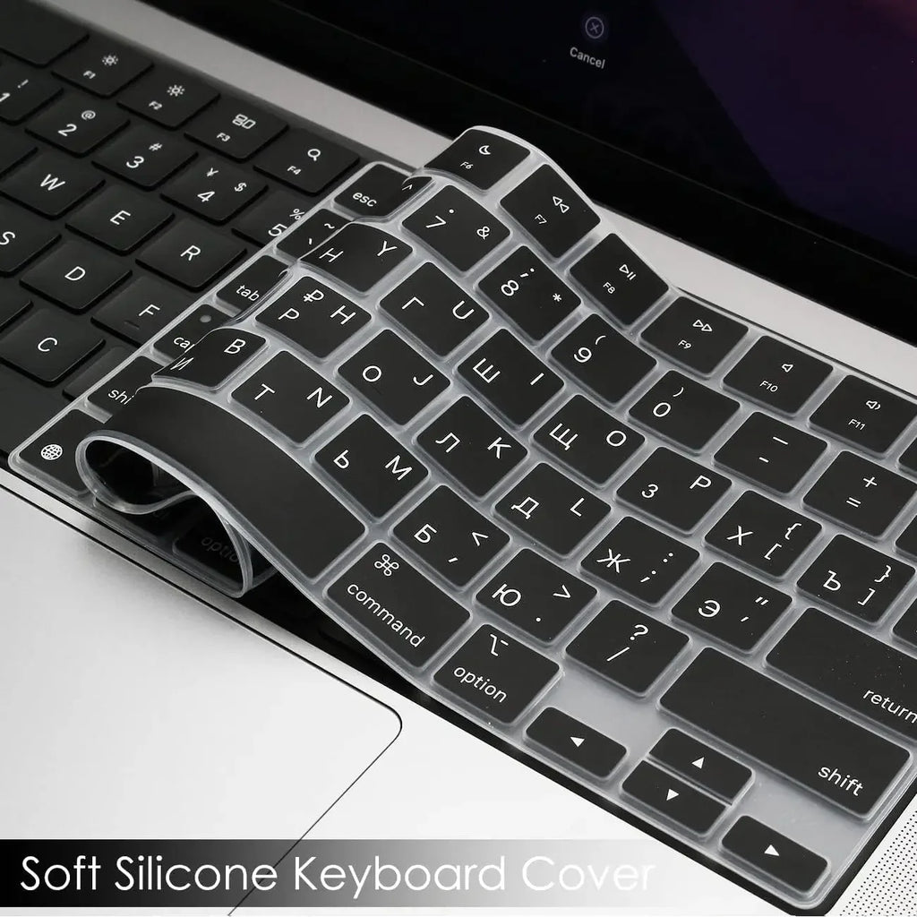 Keyboard Cover for 2022-2024 M4 M3/M2/M1Chip Pro 14"/16" A3401/A2992/A2779/A2991/A3403 MacBook Air 15.3"/13.6" A3113/A3114/A2941