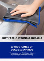 SEAMETAL Microfiber Carbon Cloth to Wipe Windows Wine Glasses Tableware Glass Cleaning Cloth Carbon Fiber Rag for Car Home Clean