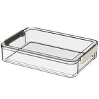 Transparent Acrylic New Desktop Paper Storage Box A4 File Document Exam Paper Organizer Household Dust Proof Card Holder Case