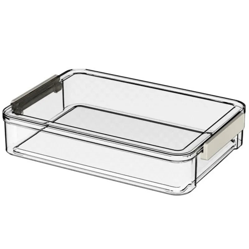 Transparent Acrylic New Desktop Paper Storage Box A4 File Document Exam Paper Organizer Household Dust Proof Card Holder Case