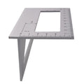 Aluminum Alloy T Ruler Right Angle 45 90 Degree Scribing Ruler Woodworking Measuring Tool Woodworking Scriber Vertical