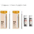 M&G All-in-One Compass Multi-Functional Professional Drawing Tool for Middle & High School Students Stylish Mechanical Design