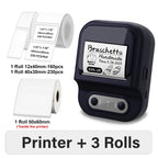 Mini Portable Thermal Printer 12-57mm Self-adhesive Label Printer Inkless Bluetooth Sticker Printing Machine like B21 Printer