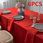Set Of 6/12/24 40x40cm Table Cloth Napkins Durable Polyester Thicken Placemat Reusable for Kitchen Dining  Wedding Decoration