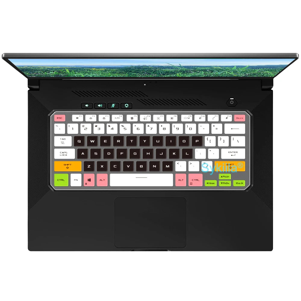 Keyboard Cover for ROG Zephyrus G14 G15 G16 M15 M16 S15 S17 G M S Duo GU605 GA605 GA503 GA403 Silicone Protector Skin Case