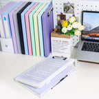 A4 Multi-functional File Folder Desktop Test Paper Organizer Office Document Board Folder Storage Box Writing Board, Office