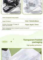 Acrylic Transparent Stapler 360-Degree Rotating Multifunctional Powerful Long Stapler for School And Office Use