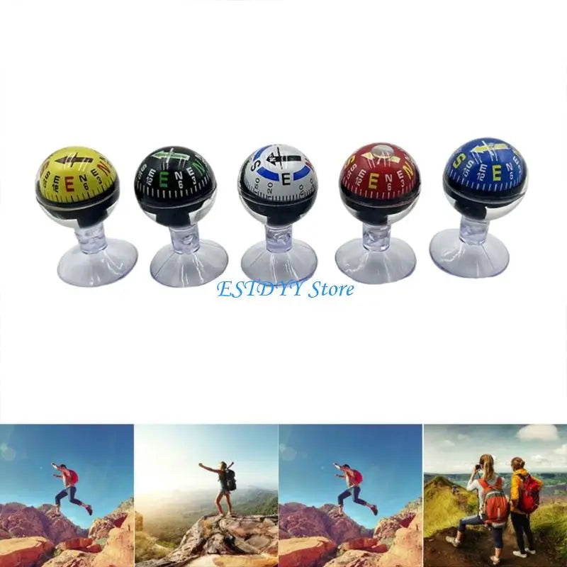 G6DE Light weight Ball Compasses Portables Round Compasses Wilderness Exploration