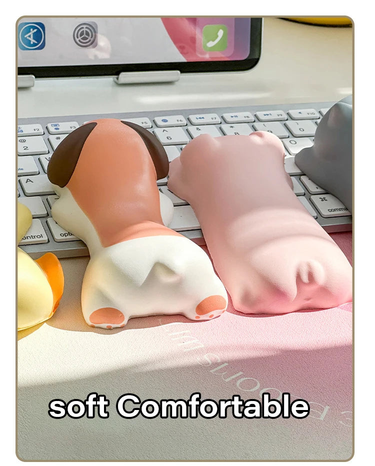 New Cute Animal Wrist Rest Support For Mouse Pad Computer Laptop Arm Rest For Desk Mouse Pad Wrist Rest Cat Dog Duck Panda Toys