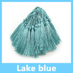 100pcs/Pack 13cm Tassel Silk Fringe Silky Floss Bookmark Tassels Mini Tassels for DIY Craft Jewelry Making Souvenir Bookmarks