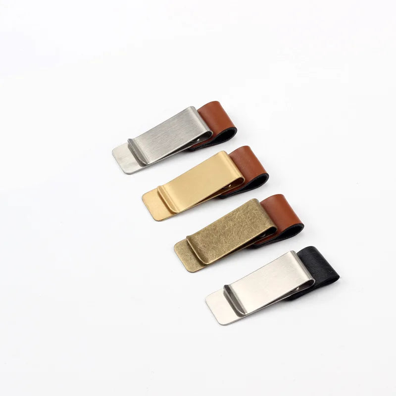 1pc Travelers Notebook Pen Holder Retro Metal Leather Pen Clip Stainless Steel For Midori Travelers Notebook Diary
