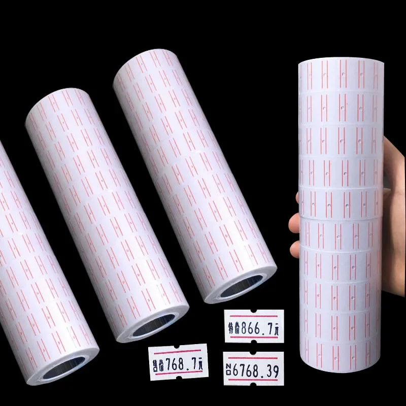 1/2/3/5Pc Adhesive Price Label Paper Tag Price Label Sticker Tag Gun Labeller Price Stickers For 5500 Machine