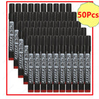 1-100Pcs Waterproof Oil-based Marker Pen Quick Dry Black Blue Red Ink Permanent for Metal Glass Stationery Art School Supply