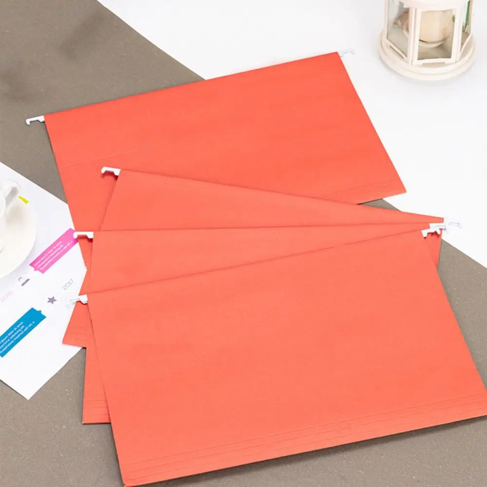 10PCS A4 Hanging File Folder Letter Size Portable Hanging Document Clip Large Capacity Paper Hanging File Organizer Home