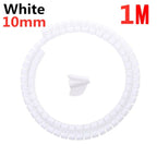 Cable Tube Sleeve Flexible Cord Bundler Wire Wrap Cable Management System Desk Wire Organizer for Office Home TV PC Computer
